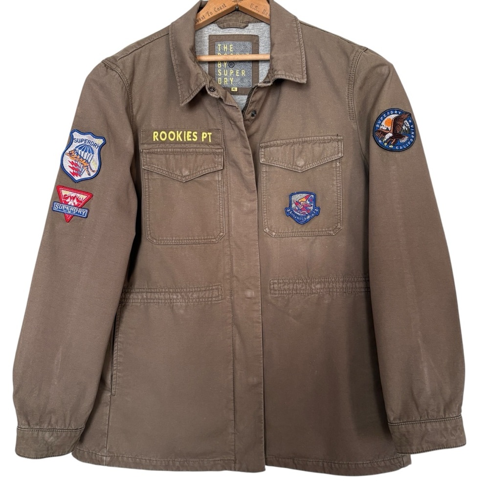 Superdry The Rookie M65Womens Olive Boston City Jacket XL Military Style